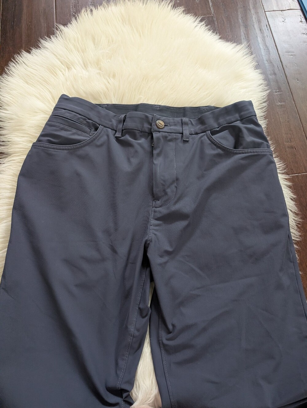 Patagonia Men's Transit Traveler 5-Pocket Pants - Regular Blue Grey Size 33 - Picture 3 of 7